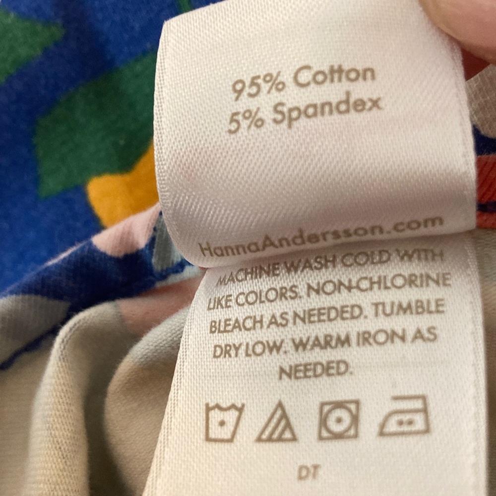 Hanna Andersson Skater Dress w/Pockets - Multicolor Floral - Size 130 - US Size - Picture 5 of 5